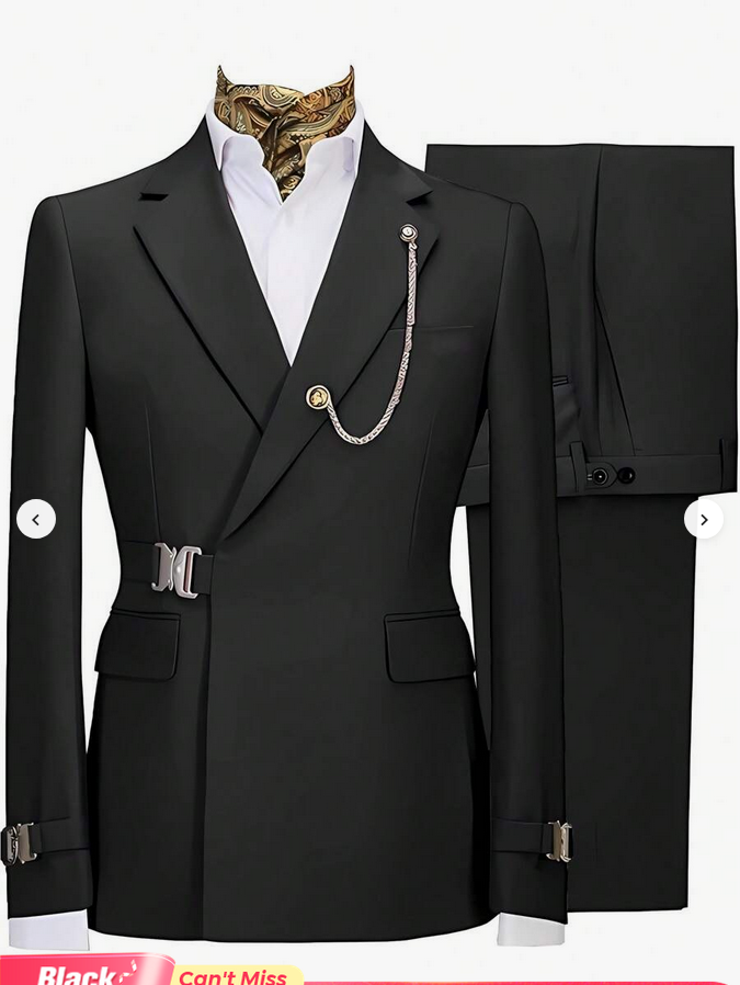 Elegant Black Men’s Suit