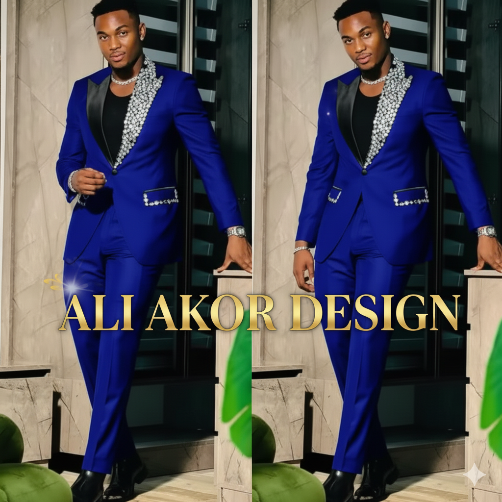 Royal Blue Designer Suit