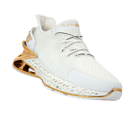White & Gold Designer Sneaker PP