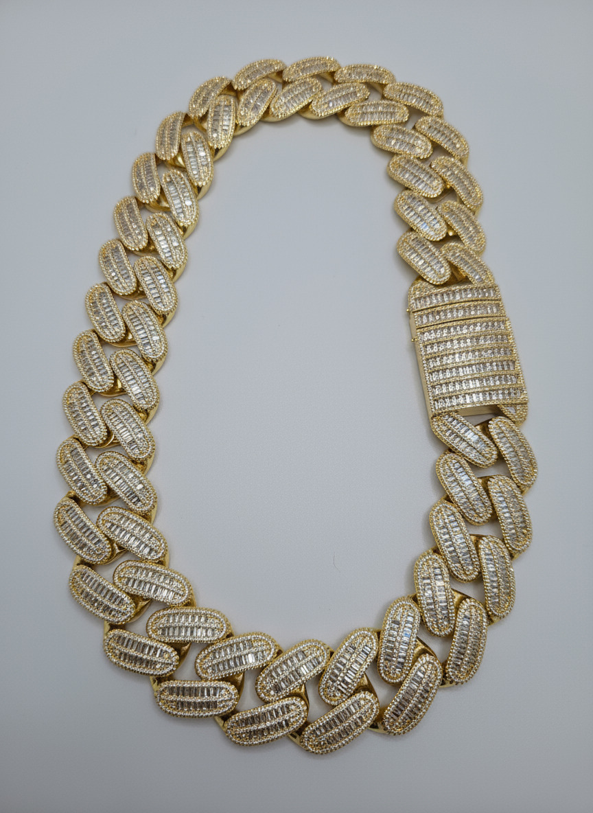 Gold Cuban Link Chain Necklace