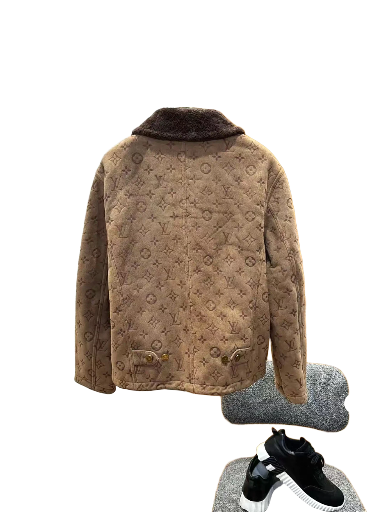 Louis Vuitton Suede Monogram Jacket