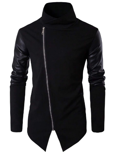 Men's Asymmetric Zipper Jacket