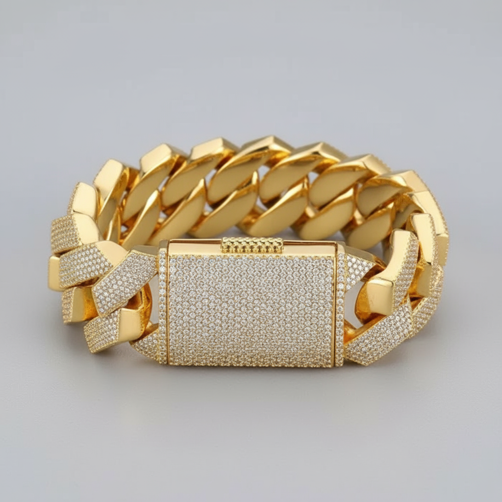 Luxury Gold Cuban Link Bracelet