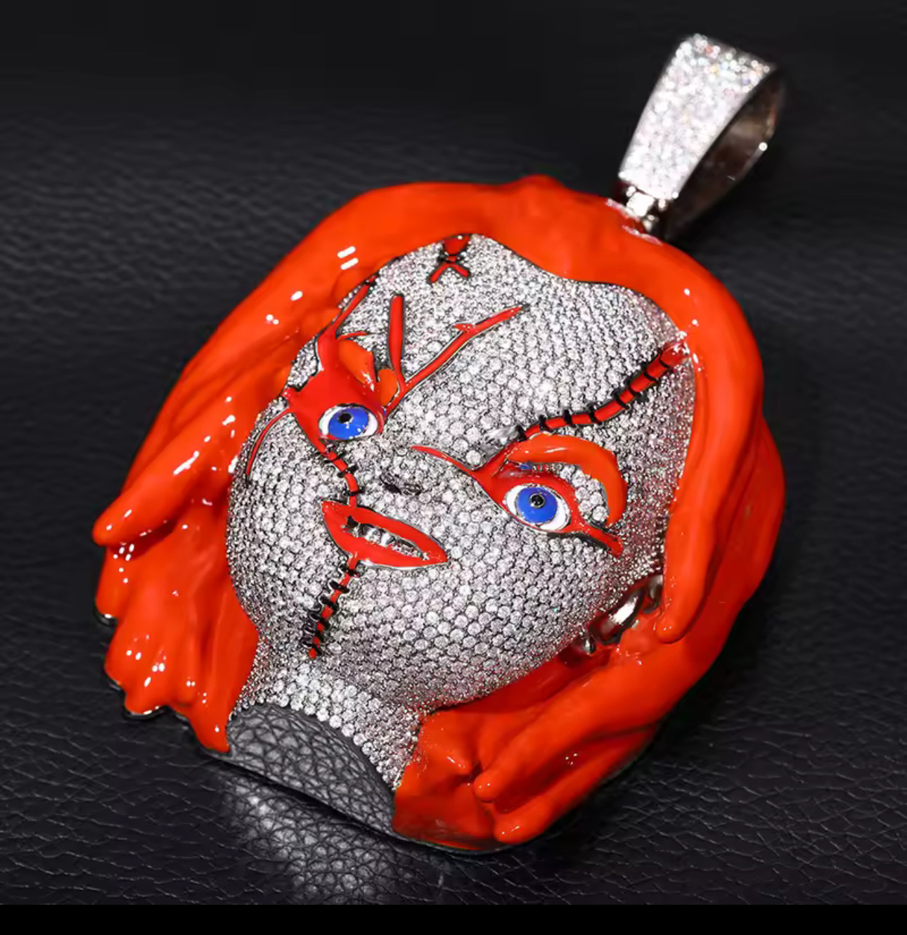 Iced Out Chucky Pendant