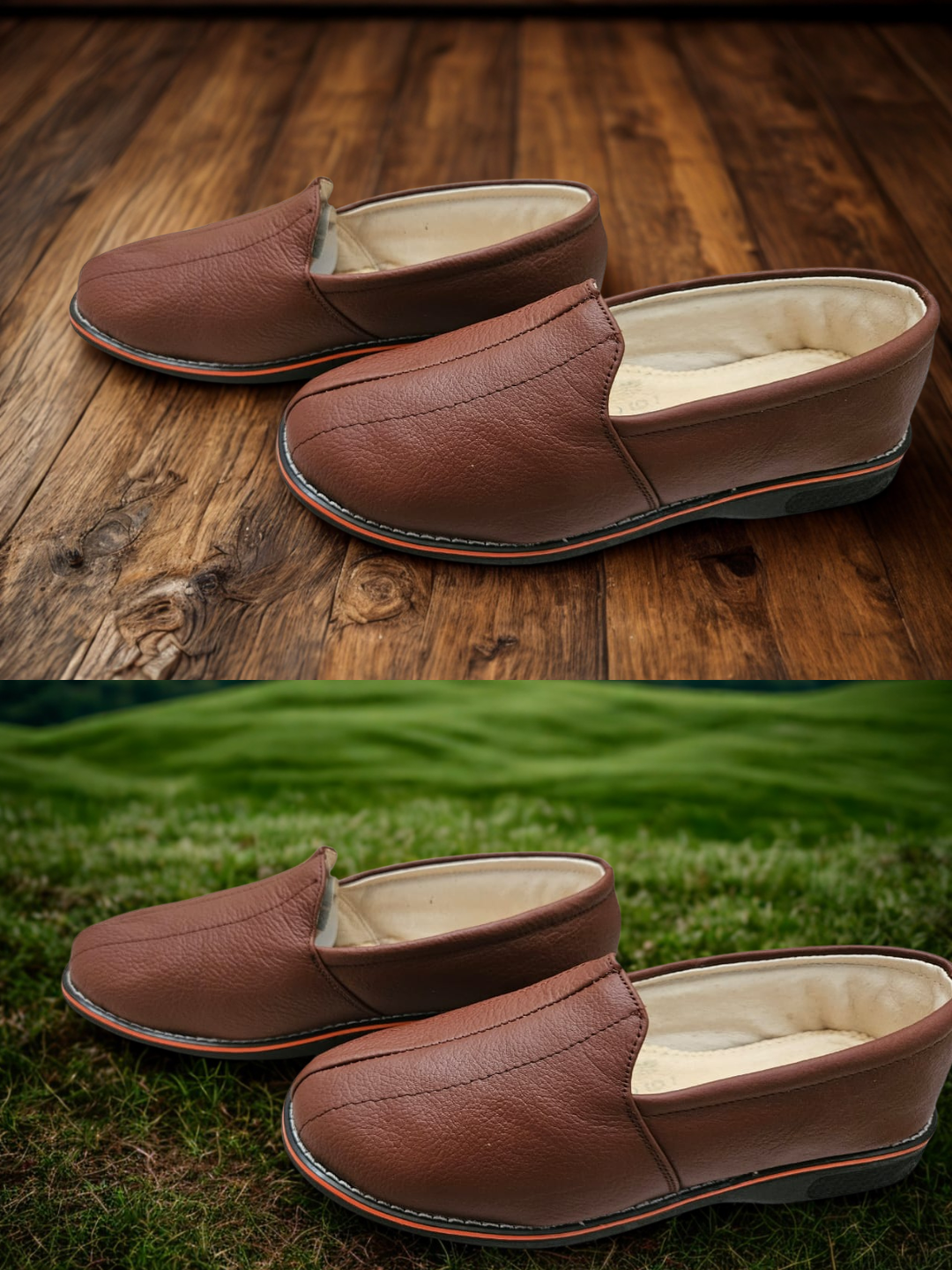 zapatos de piel de borrego