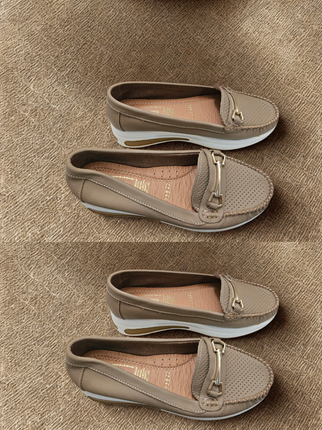 Zapatos tipo mocasines de mujer