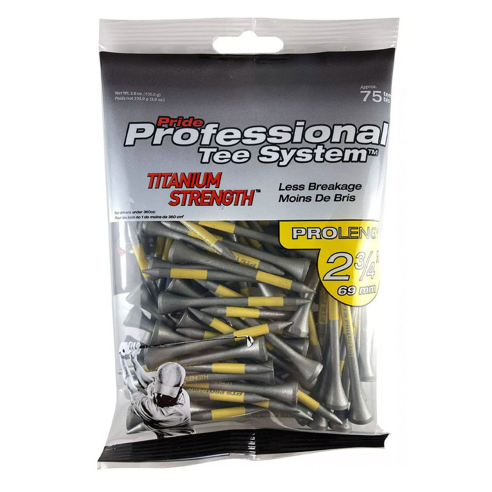 Pride PTS Titanium Golf Tees