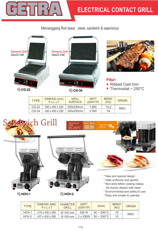 Electric Contact Grill