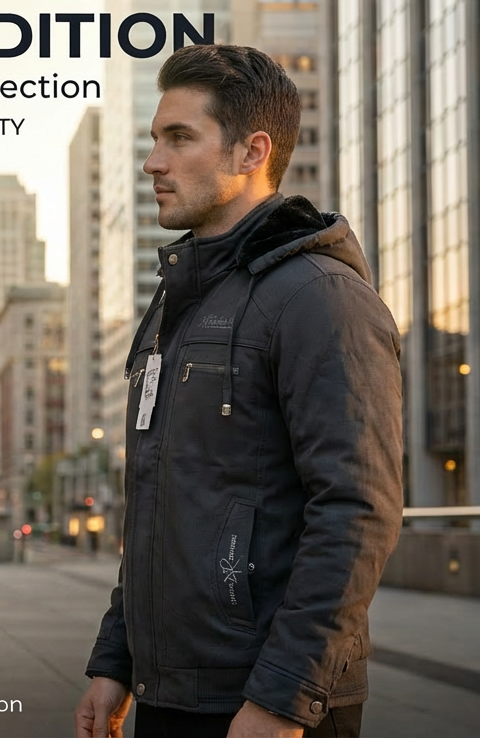 Men's Winter Hooded Jacket 1708