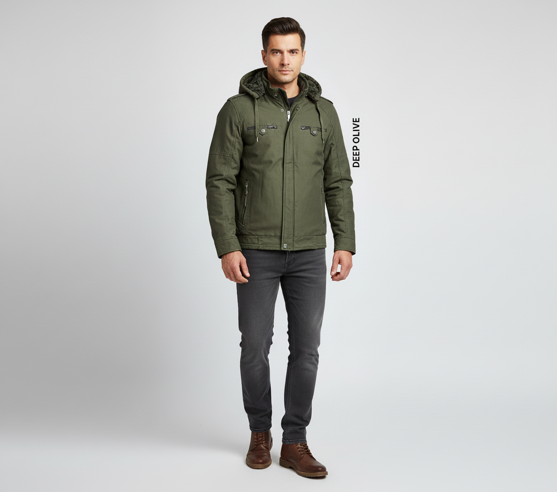 Men's Hooded Winter Jacket 150029