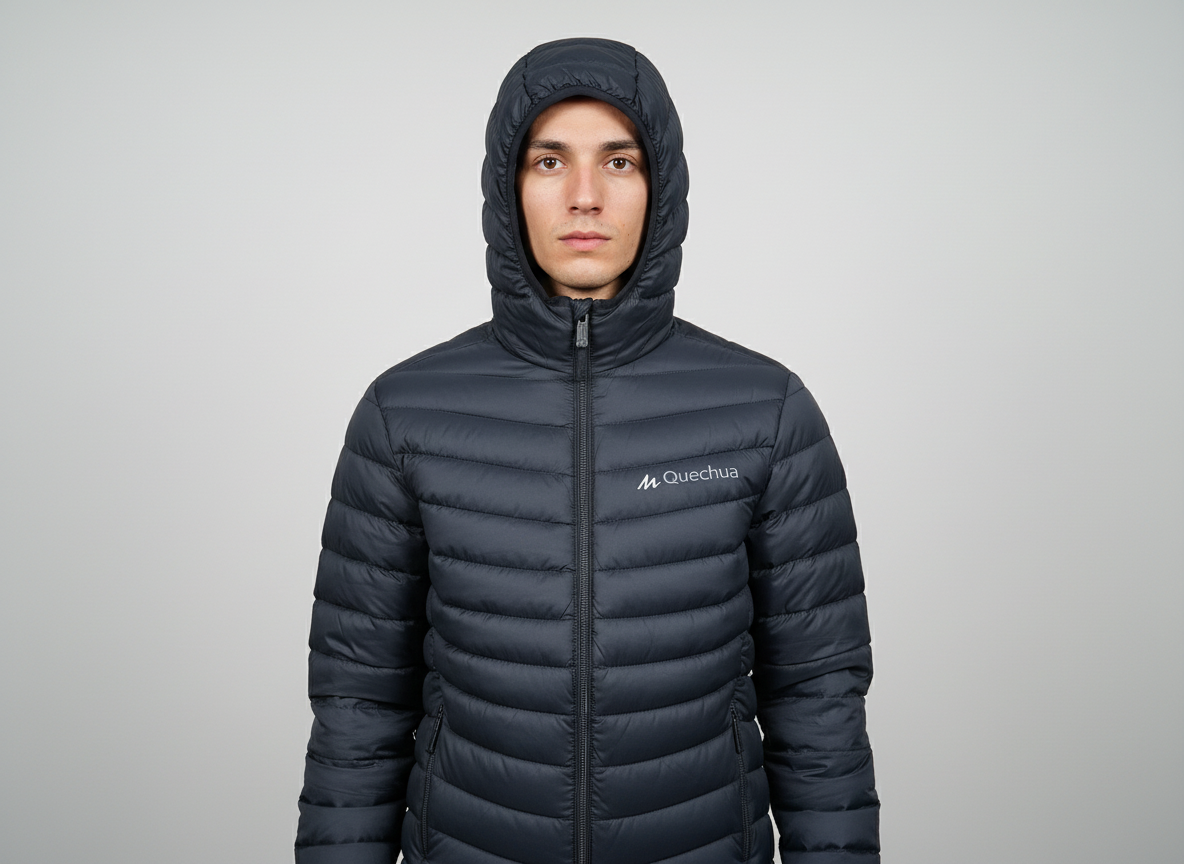 Black Puffer Winter Jacket