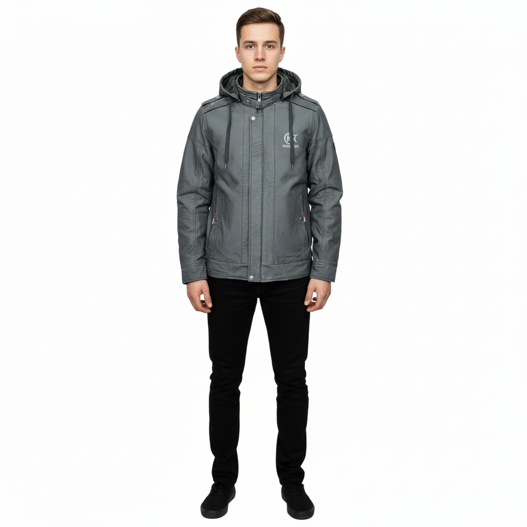 Men's Cargo Hooded Jacket 122