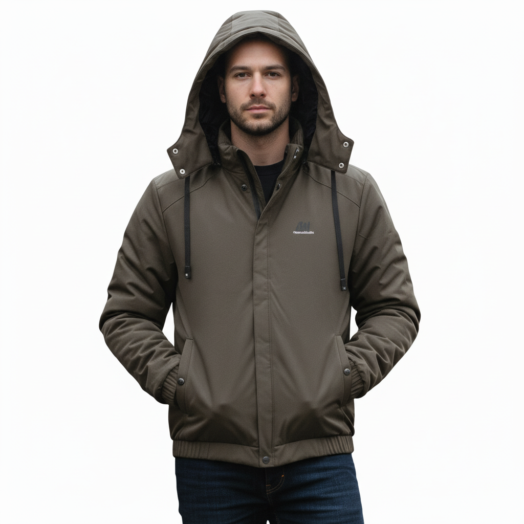 Men's Hooded Winter Jacket 1191