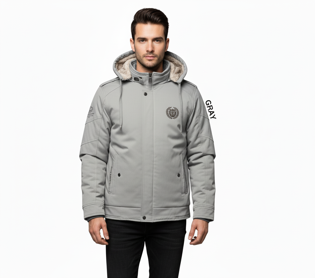 Men's Hooded Winter Jacket 1167