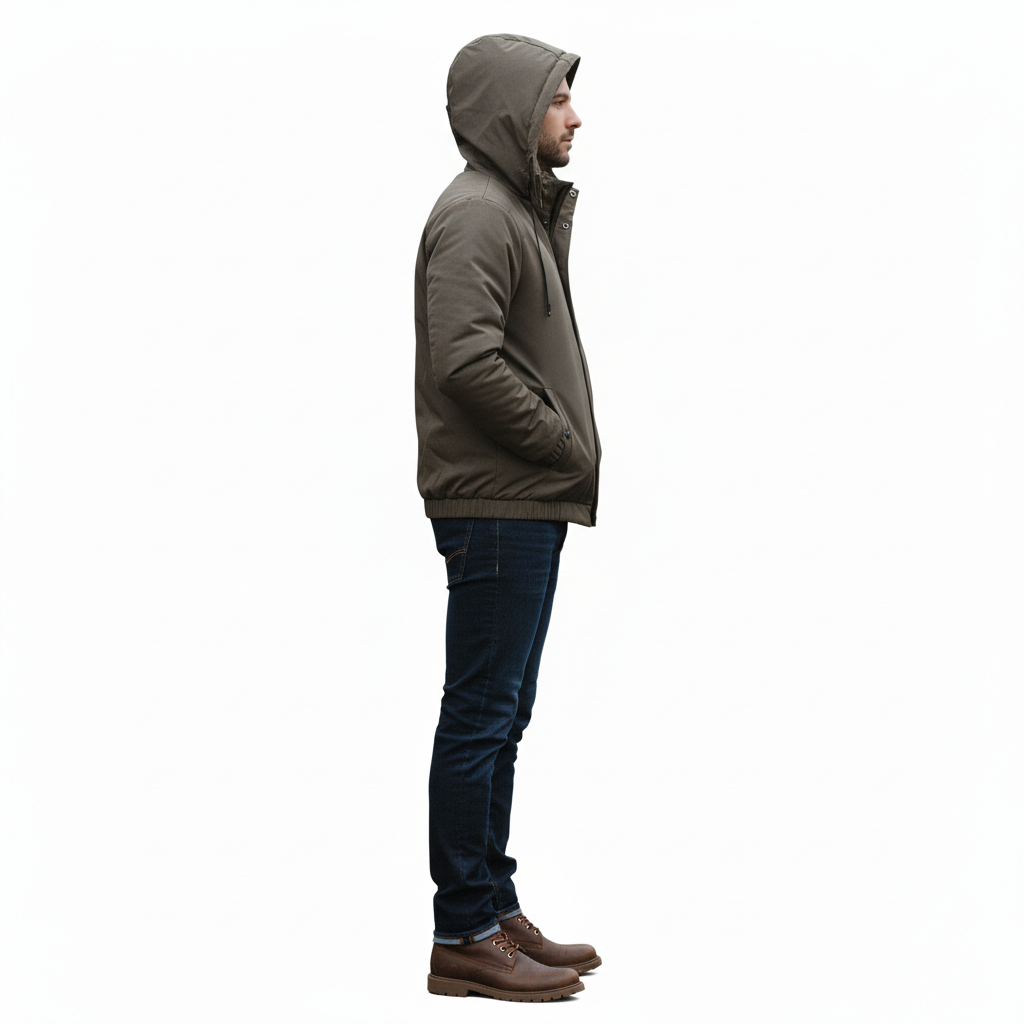 Men's Hooded Winter Jacket 1191