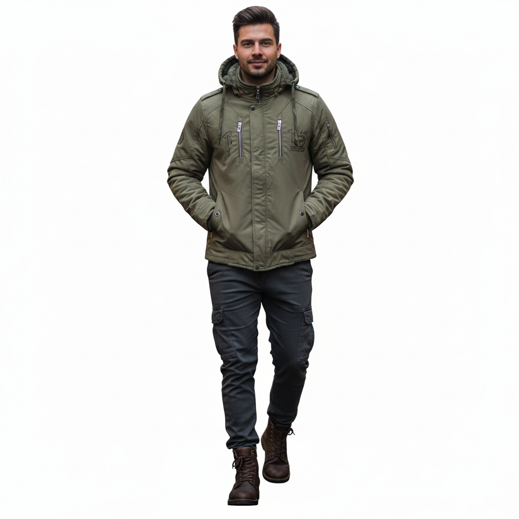 Men's Hooded Winter Jacket