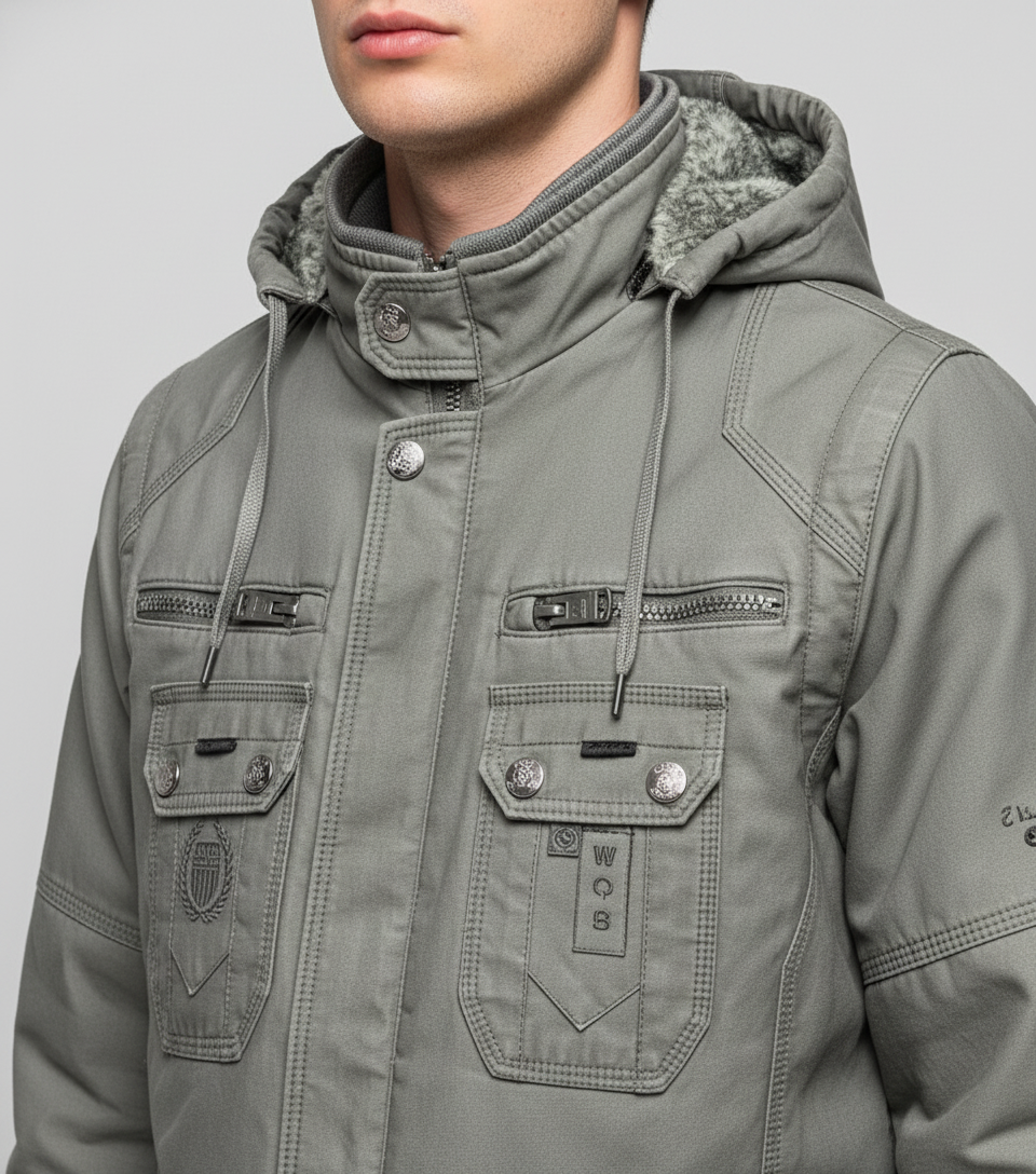Men's Hooded Winter Jacket 2016