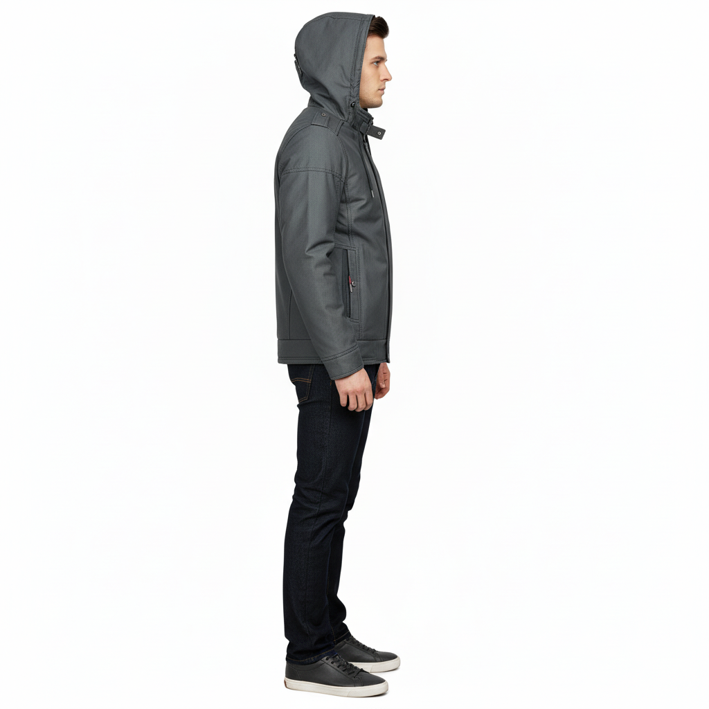 Men's Cargo Hooded Jacket 122
