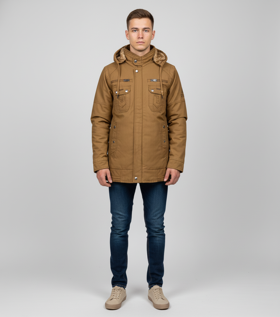 Men's Hooded Winter Jacket 2016