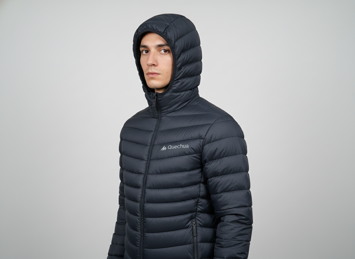 Black Puffer Winter Jacket
