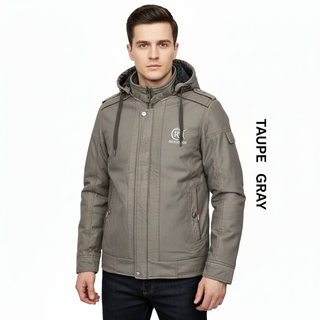 Men's Cargo Hooded Jacket 122
