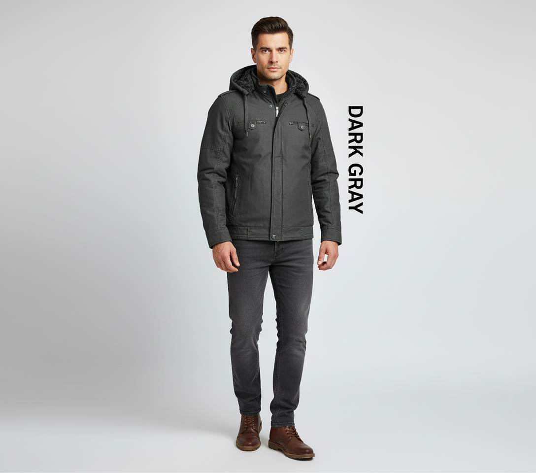 Men's Hooded Winter Jacket 150029