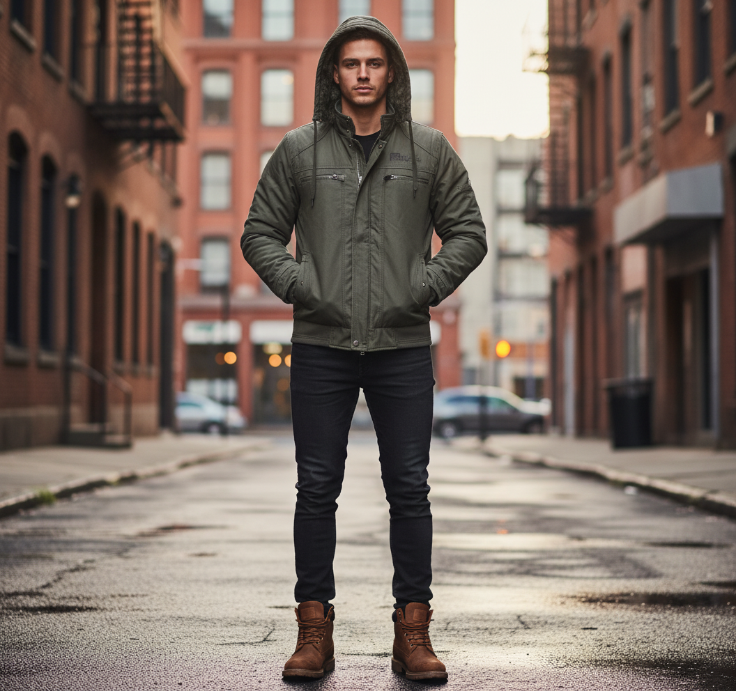 Men's Hooded Winter Jacket 1915