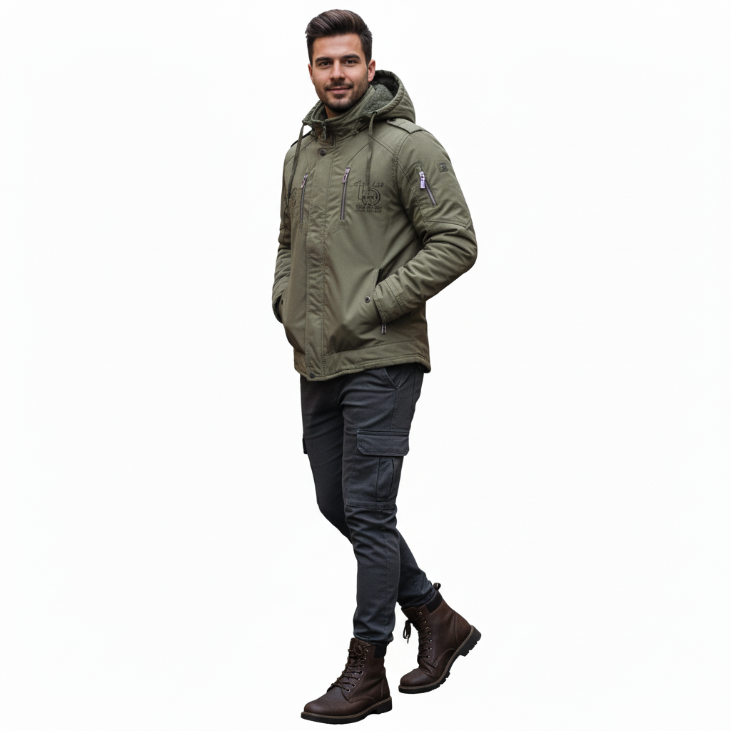 Men's Hooded Winter Jacket