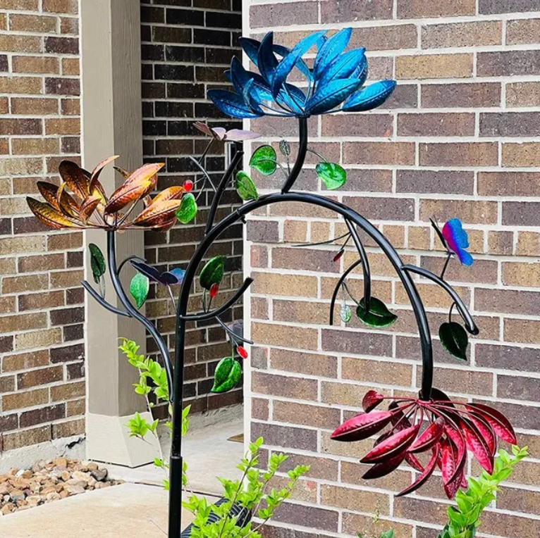 Colorful Metal Garden Wind Spinner