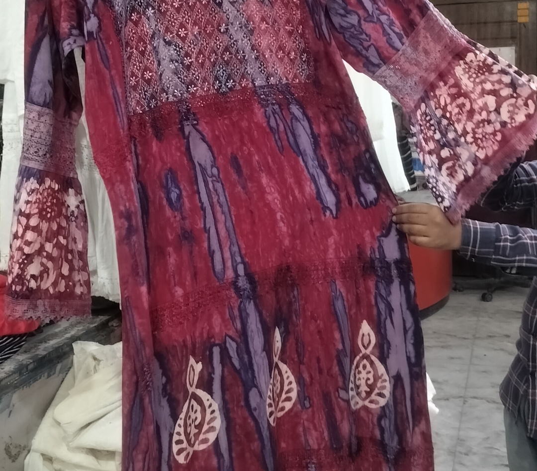 Handcrafted Tie-Dye Dress
