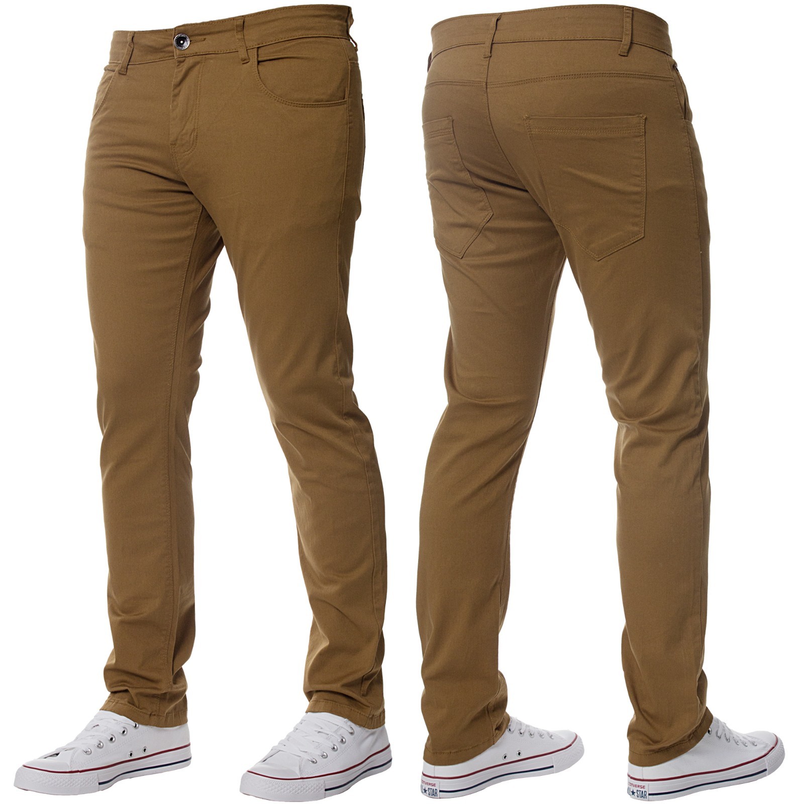 Men's Slim Fit Khaki Pants