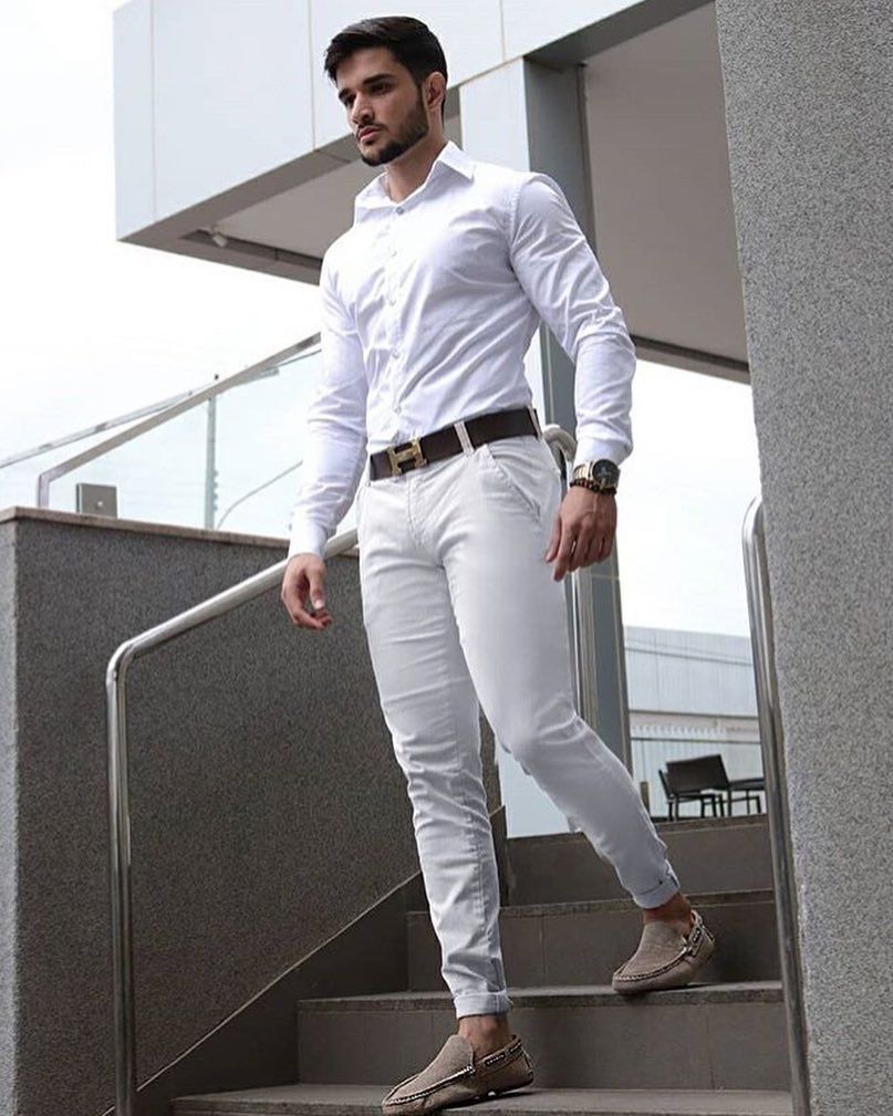 White Slim Fit Dress Shirt