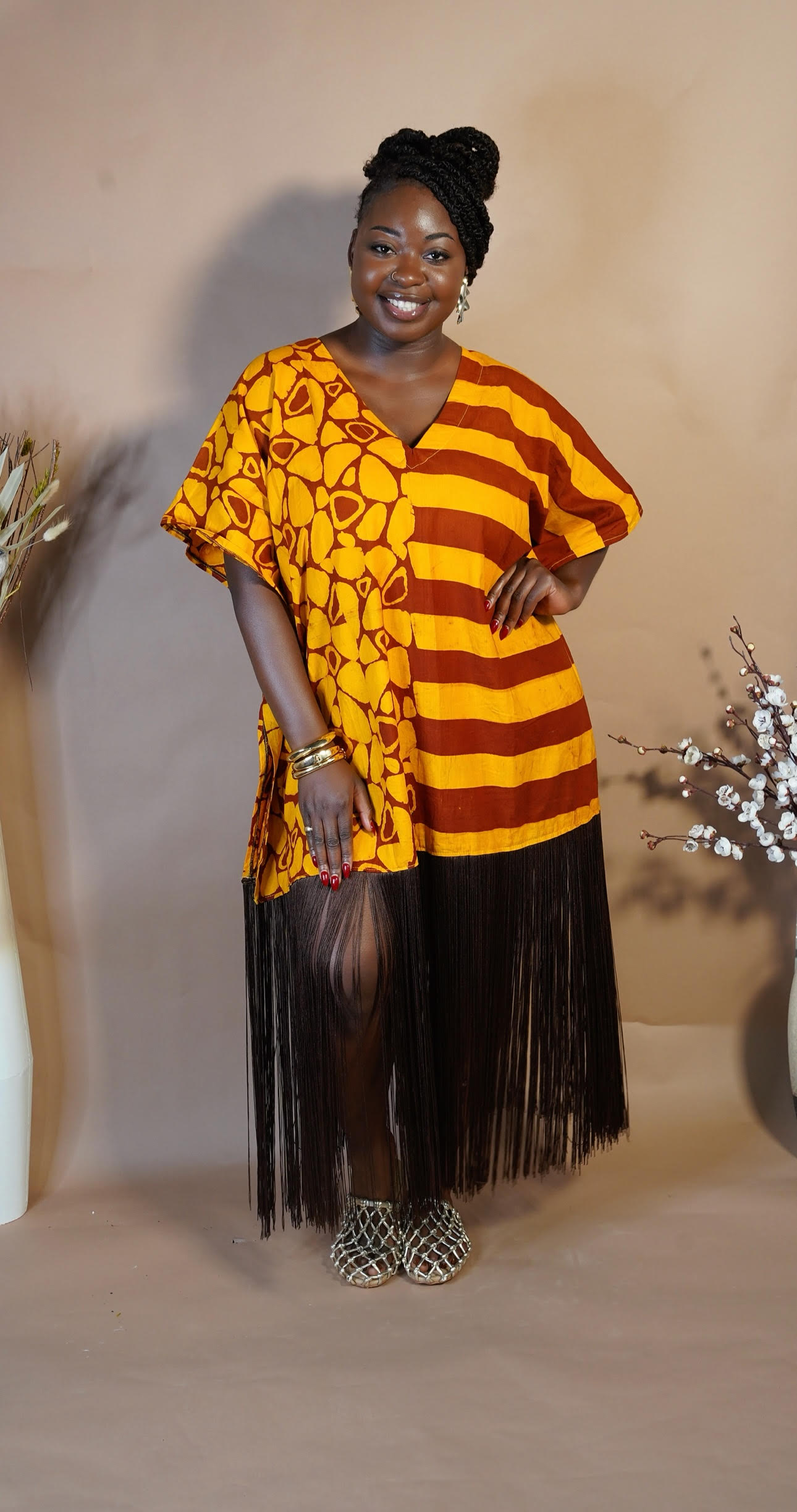 Osika Fringe Kaftan