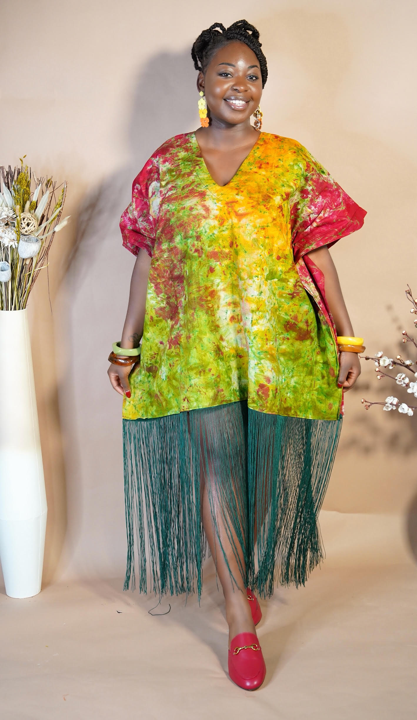 Serwaa Fringe Kaftan