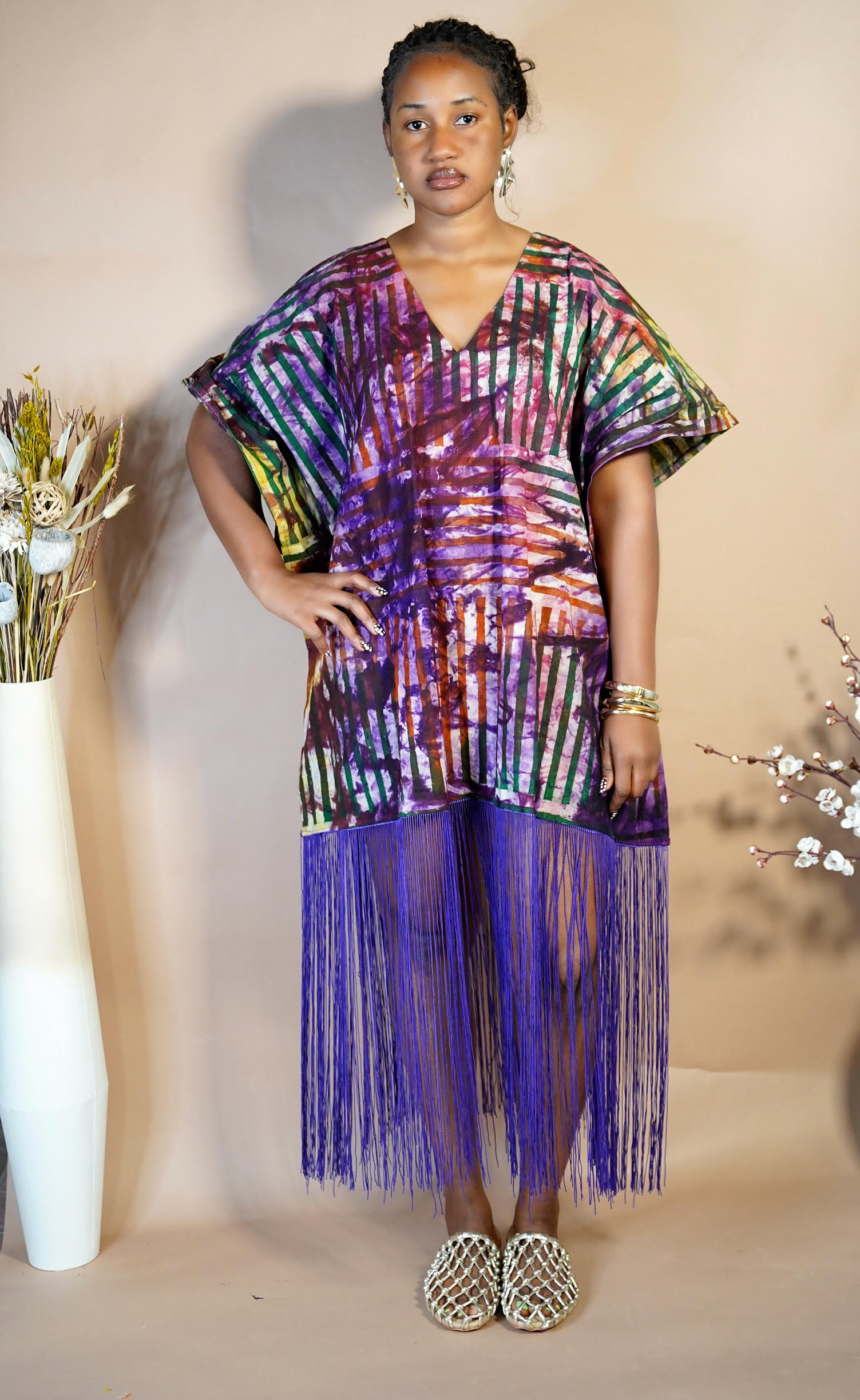 Titi Fringe Kaftan
