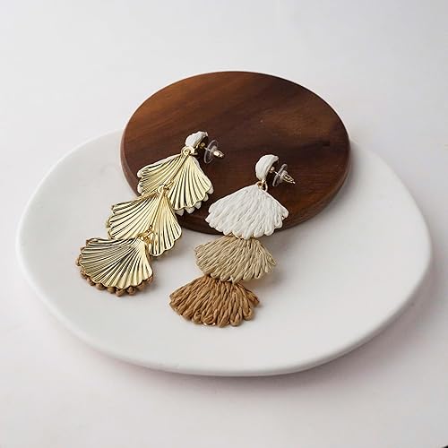 Raffia Dangle Earrings