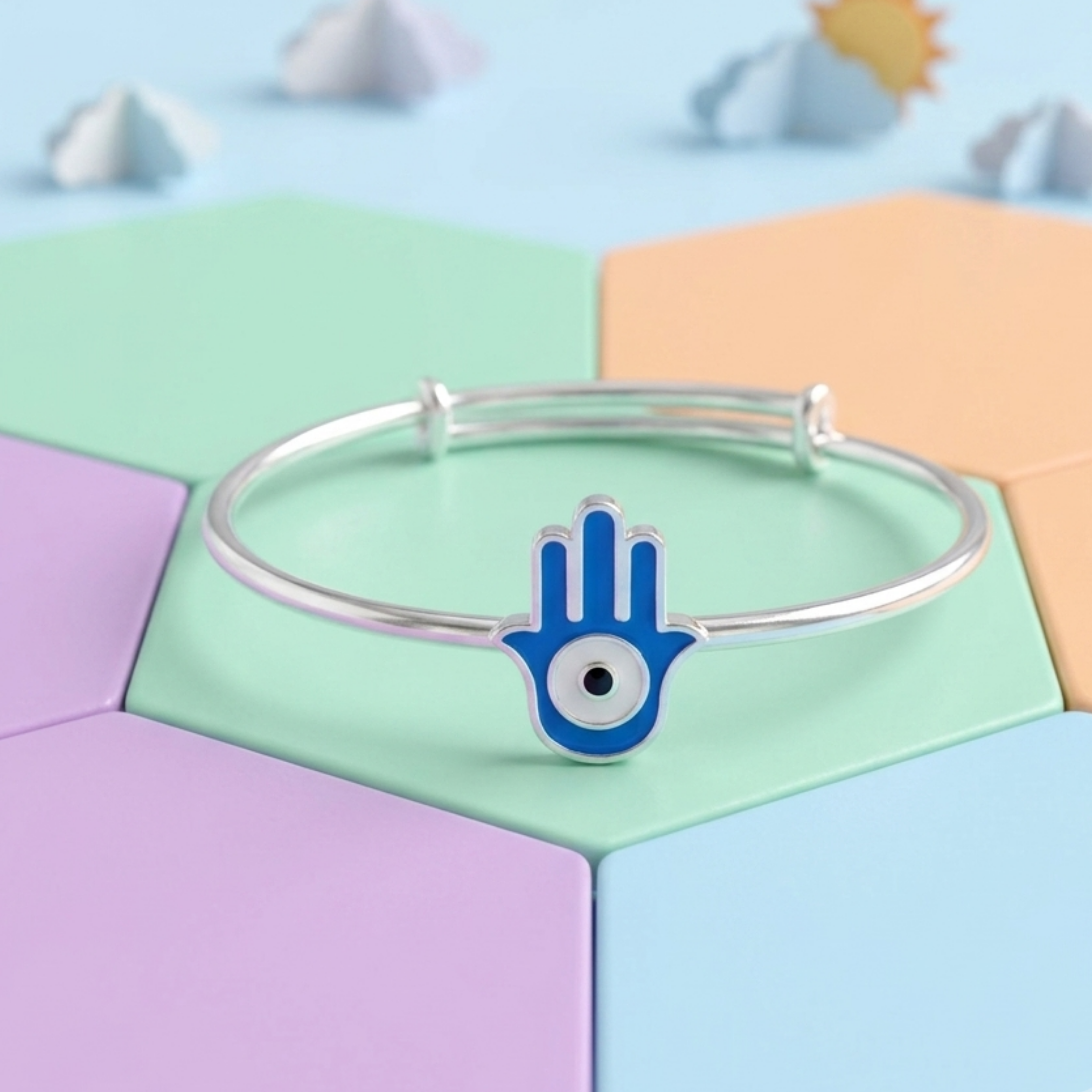 Hamsa Evil Eye Bracelet