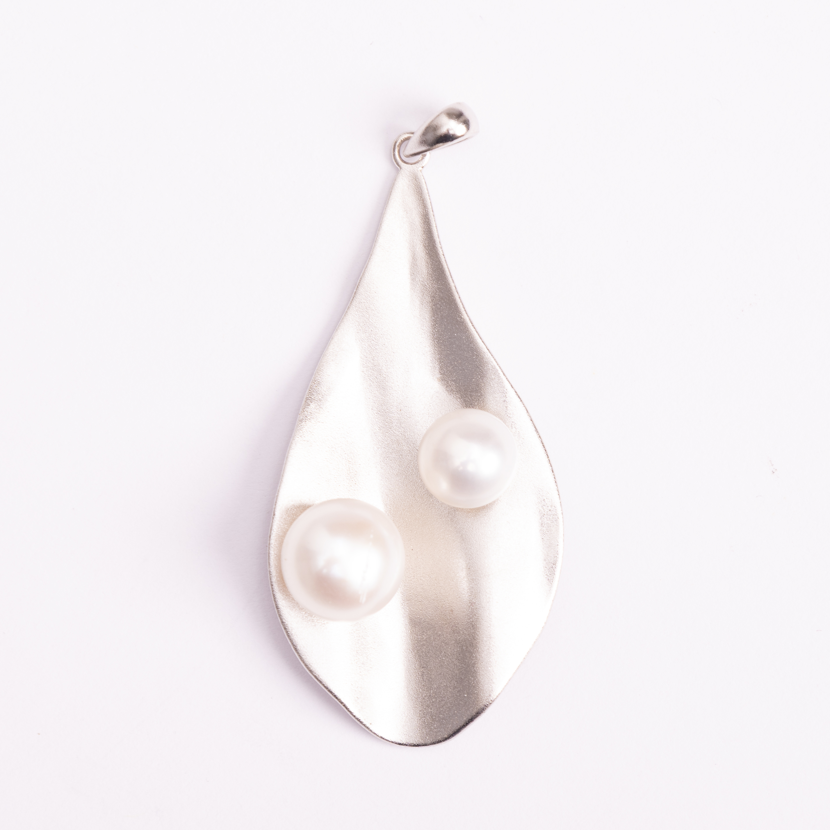 Pearl & Silver Statement Earrings