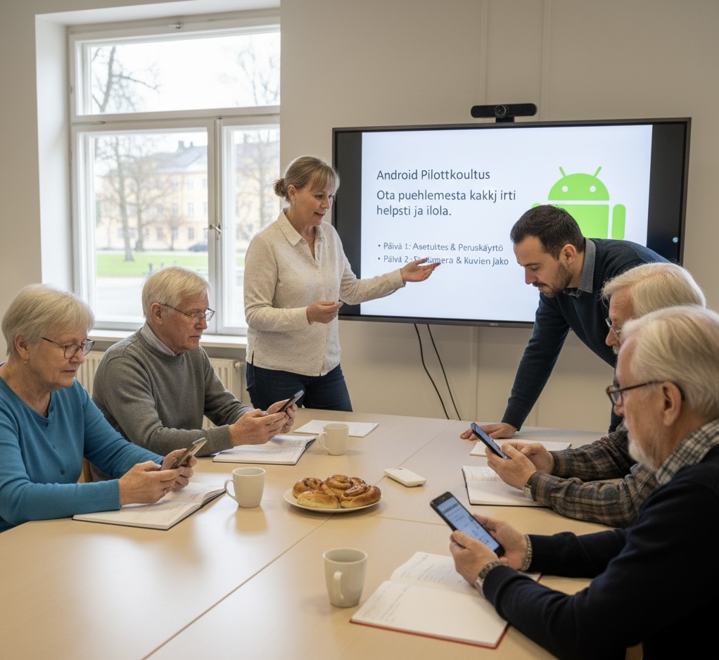 Android puhelinkoulutus