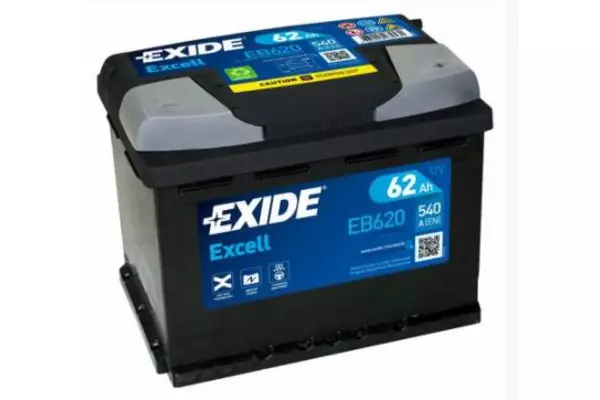 Akumulator EXIDE EB620 62Ah 540A