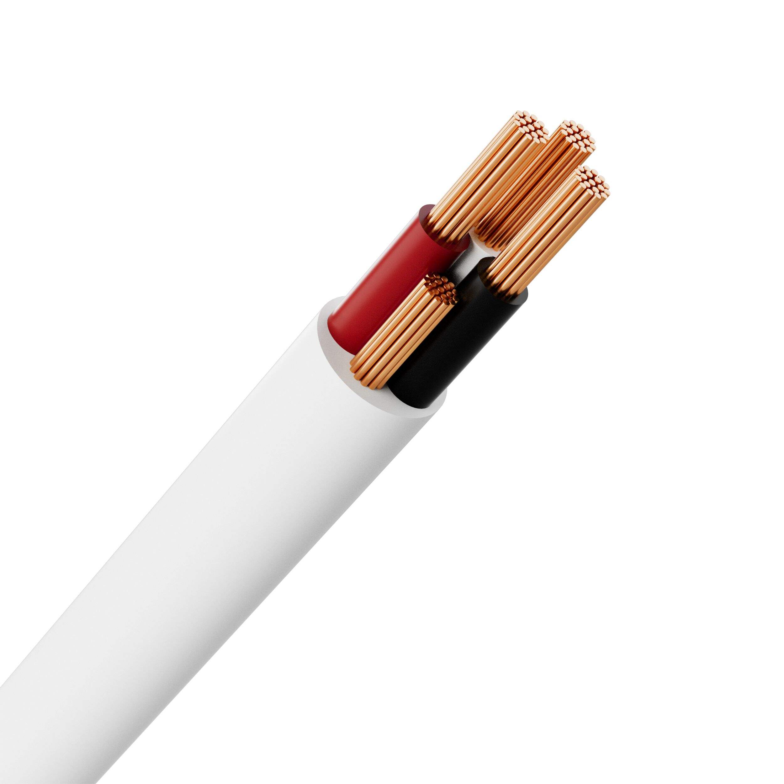 NMD90 Electrical Wire, 8/3, White – 98.4 ft (30 m)