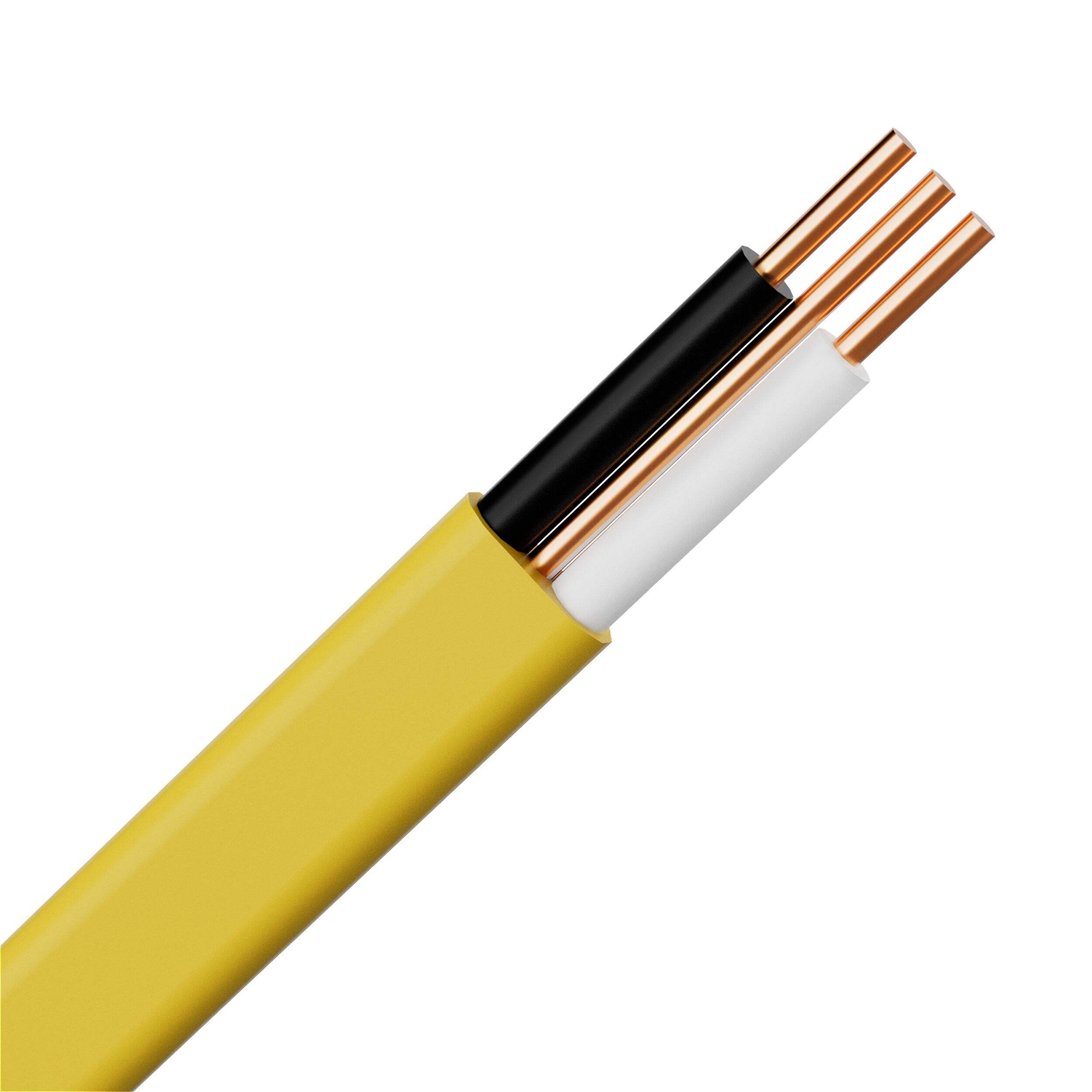 NMD90 12/2 Electrical Wire, Yellow – 30 m (98.4 ft)