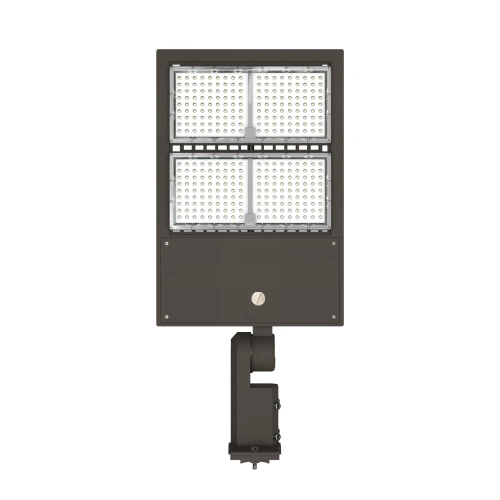 Gen14B LED Pole Light with Dusk-to-Dawn Photocell – 300W/240W/200W Adjustable, 5700K Daylight, 39,900 Lumens, Black, IP65 Waterproof, Universal Mount