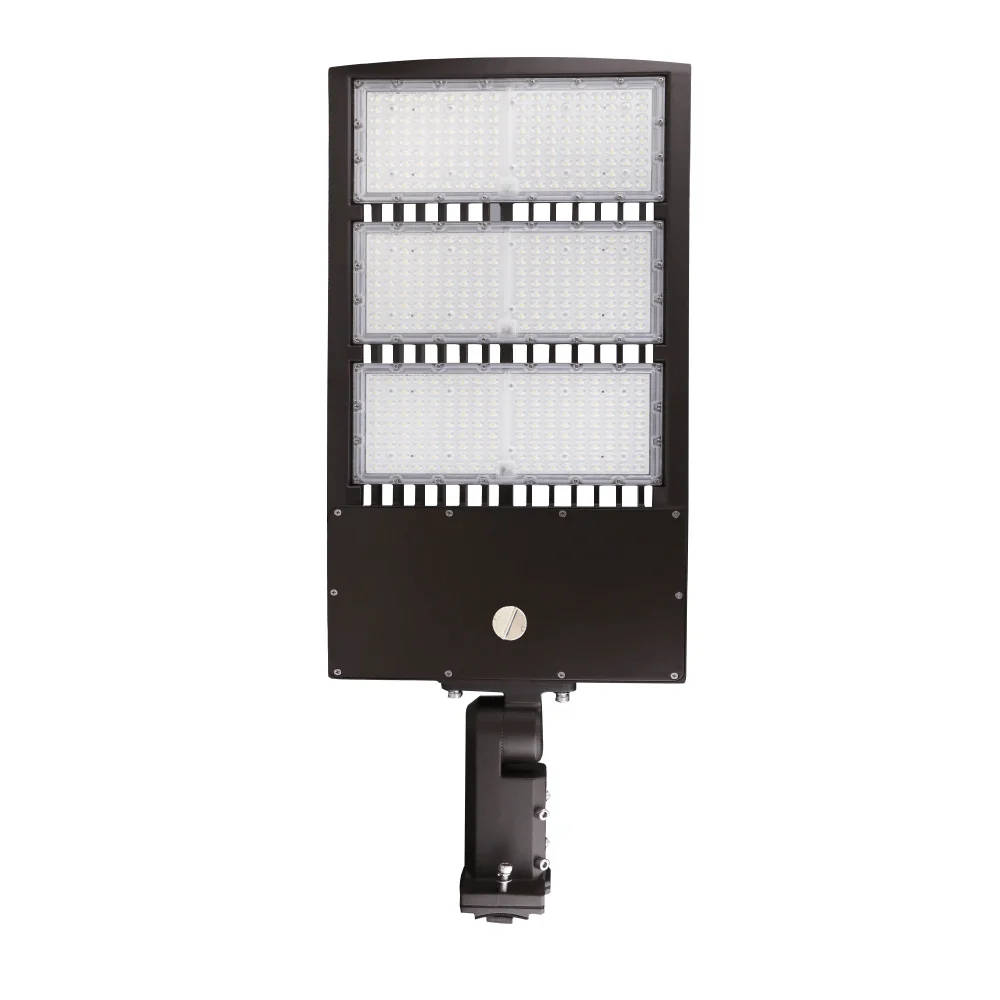 Gen14 LED Pole Light with Dusk-to-Dawn Photocell – 450W, 5700K Daylight, 60,750 Lumens, High Voltage (277–480V), Bronze, IP65 Waterproof, Universal Mount with 20KV Surge Protector