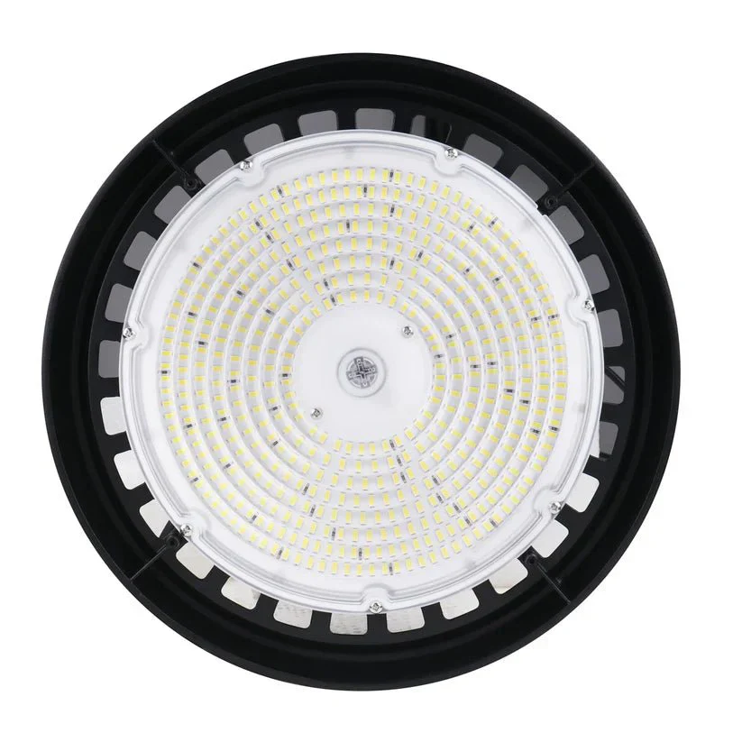 UFO High Bay LED Light – 240W / 220W / 200W Adjustable, 4000K, Black, Hook Mount