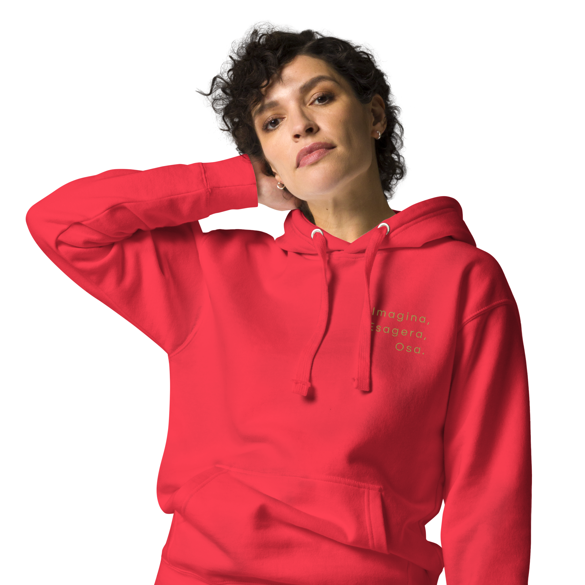 FELPA VALINU' - Immagina, esagera, osa (ricamata)