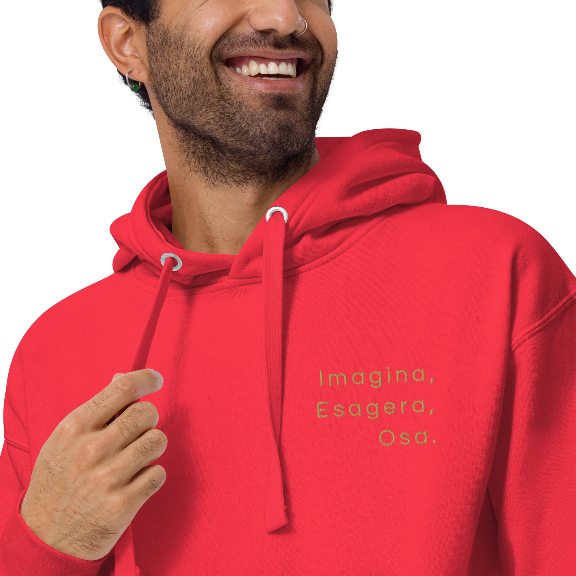 FELPA VALINU' - Immagina, esagera, osa (ricamata)