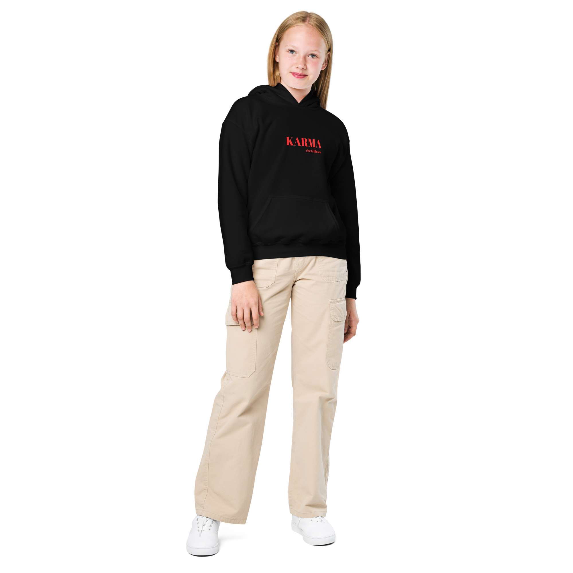 FELPA VALINU' TEEN - KARMA che ti blasta