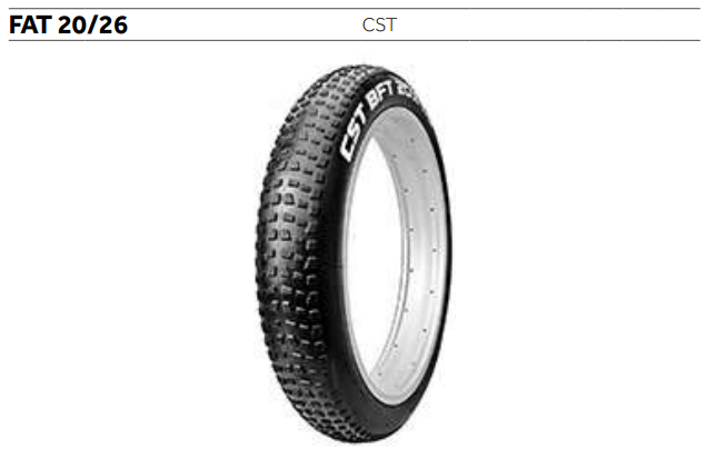 COPERTONE CST 26X4.00 FAT BIKE BLK