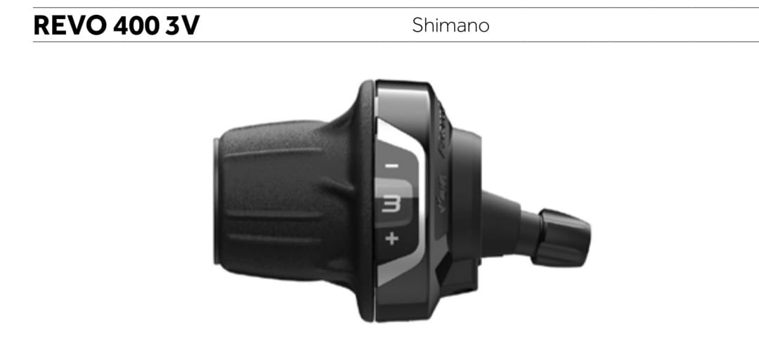 Comando deragliatore Shimano 3 velocità